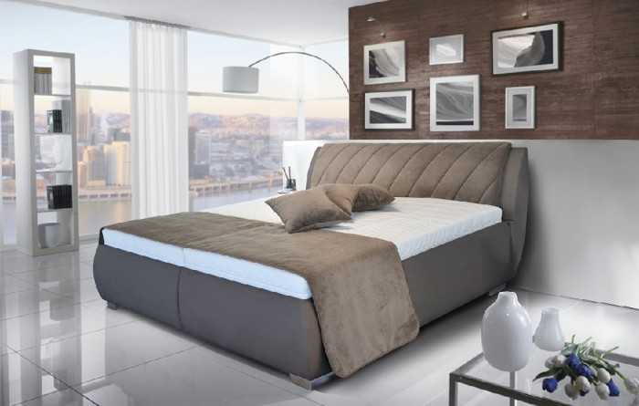Čalúnená posteľ Grosseto 180x200 vrátane matracov