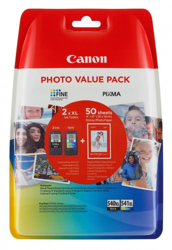 Cartridge Canon PG-540XL / CL-541XL + 50x GP-501