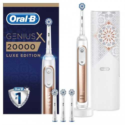 Elektrická zubná kefka Oral-B Genius X 20000N Rose Gold