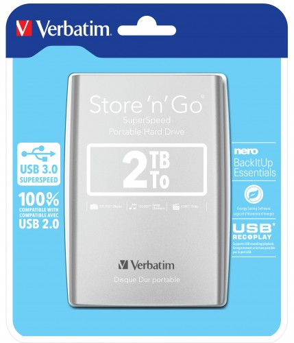 HDD disk 2TB Verbatim 53189