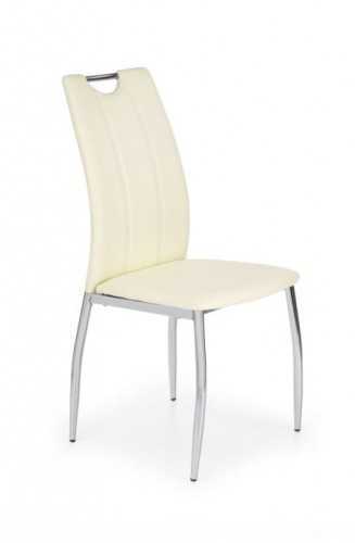 Jedálenská stolička K187 (eco koža biela