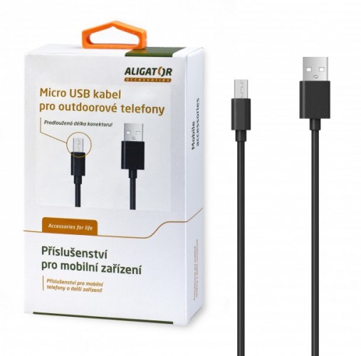 Kábel Aligator Micro USB na USB