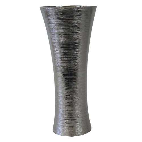 Keramická váza VK64 strieborná (35 cm)