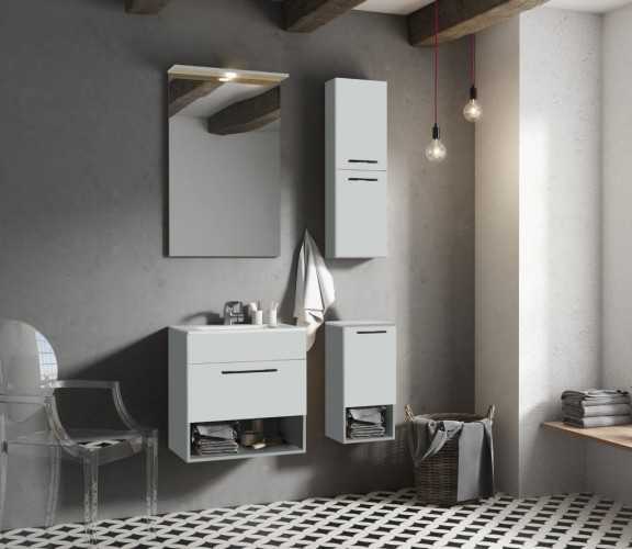 Kúpeľňová zostava Sanya (svetlo sivá)