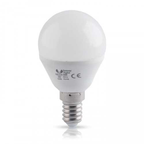 LED žiarovka Forever E14 G45 6W 230V 3000K 480L teplá biela