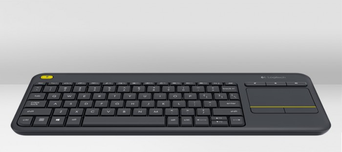 Logitech Wireless Touch Keyboard K400 Plus NEKOMPLETNÉ PŘÍSLUŠENS