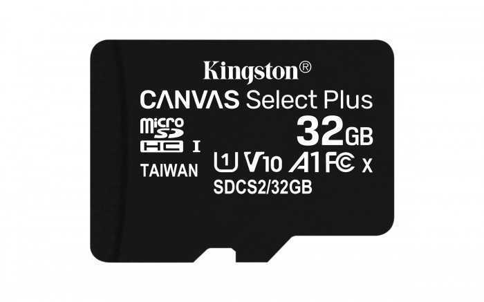 Micro SDHC karta Kingston Canvas Select Plus 32GB (SDCS2/32GB)