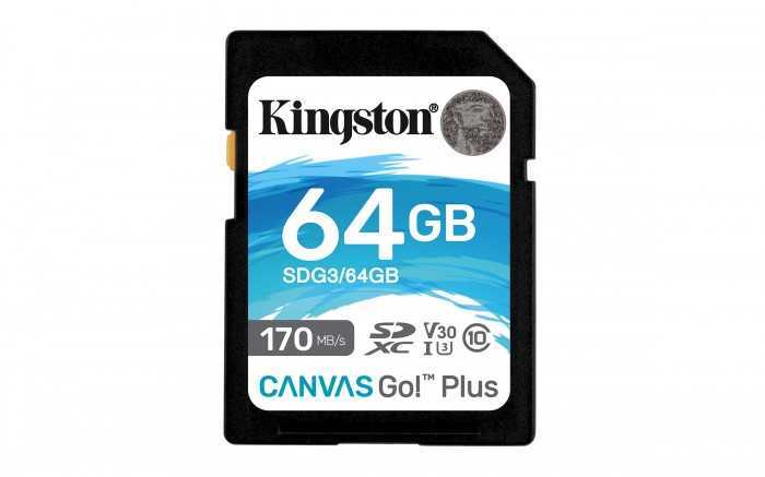 Micro SDXC karta Kingston 64GB (SDG3/64GB)