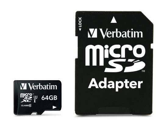 Micro SDXC karta Verbatim Pro 64GB (47042)