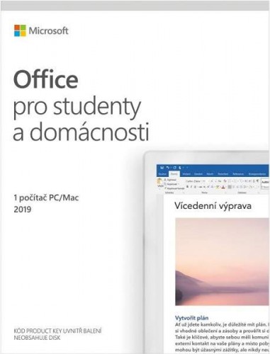 Microsoft Office 2019 pre študentov a domácnosti CZ (79G-05146)