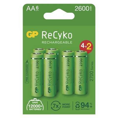 Nabíjacie batérie GP B2127V ReCyko