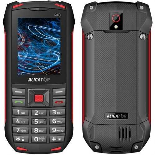 Odolný tlačidlový telefón Aligator R40 eXtremo