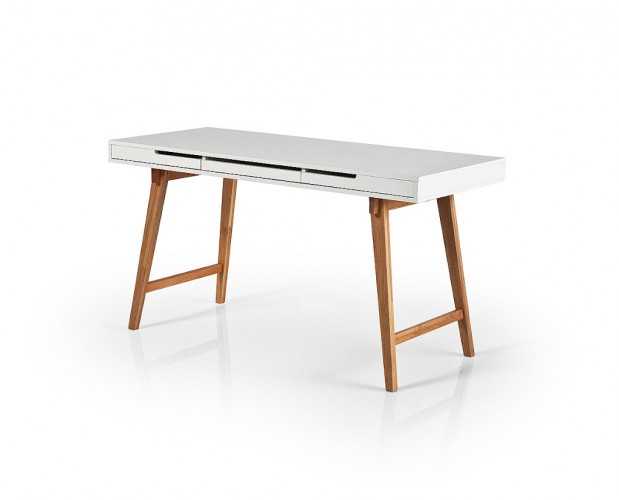 Písací stôl Agape (biela
