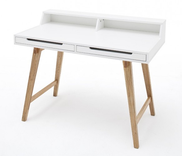 Písací stôl Rolef (biela