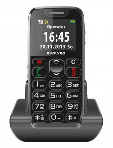 Tlačidlový telefón pre seniorov Evolveo EasyPhone EP-500