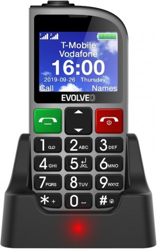 Tlačidlový telefón pre seniorov Evolveo EasyPhone FM