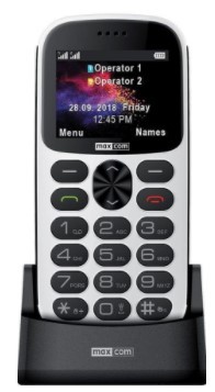 Tlačidlový telefón pre seniorov Maxcom Comfort MM471
