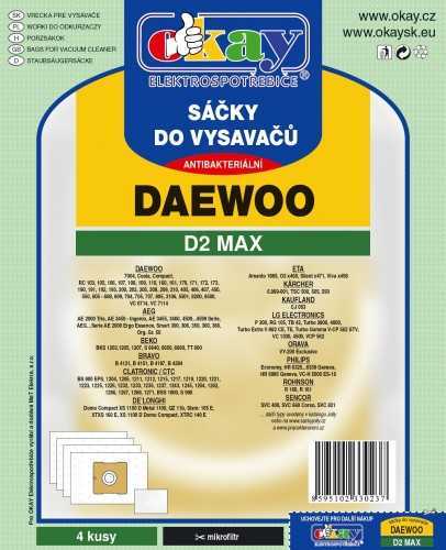 Vrecká do vysávača Daewoo D2 MAX