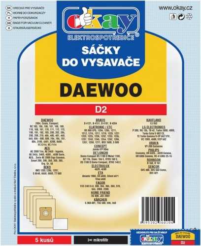 Vrecká do vysávača Daewoo D2