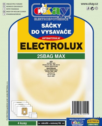 Vrecká do vysávača Electrolux 2S-bag MAX