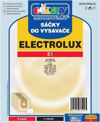 Vrecká do vysávača Elektrolux E1