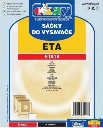Vrecká do vysávača Eta ETA18