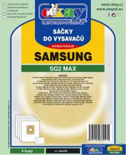 Vrecká do vysávača Samsung SG2MAX