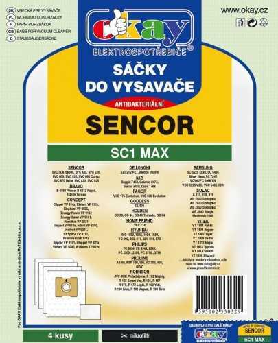Vrecká do vysávača Sencor SC1 MAX