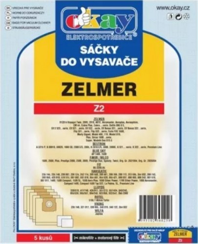 Vrecká do vysávača Zelmer Z2