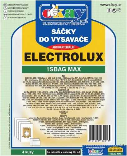 Vrecká do vysávačov Electrolux S-bag MAX