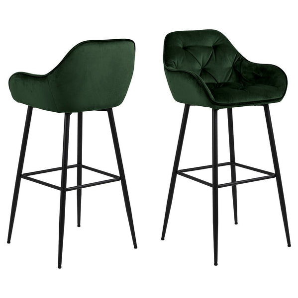 Barová stolička Bora zelená