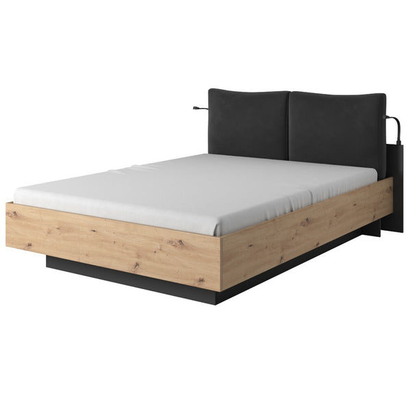 Drevená posteľ Dario 160x200 dub artisan