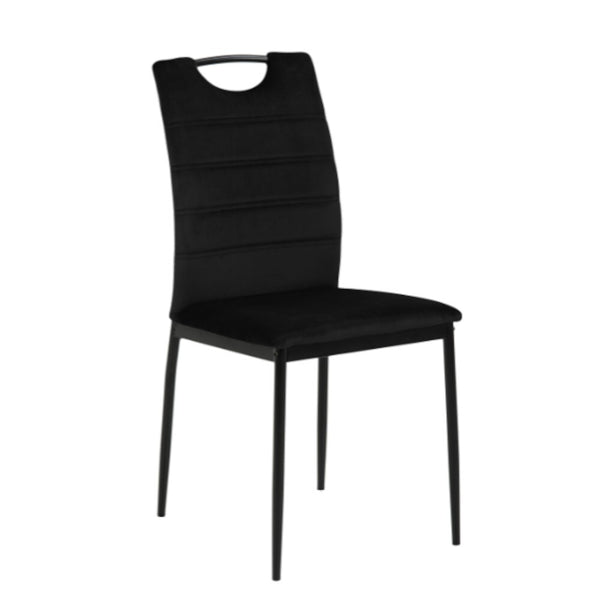 Jedálenská stolička Dory čierna