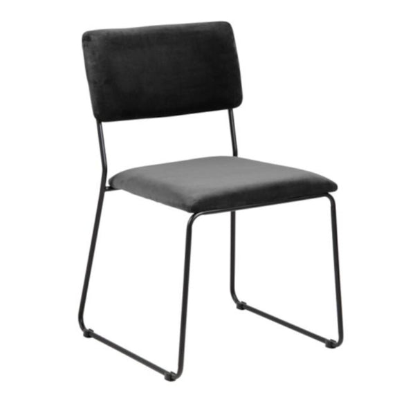 Jedálenská stolička Kaylee (čierna)