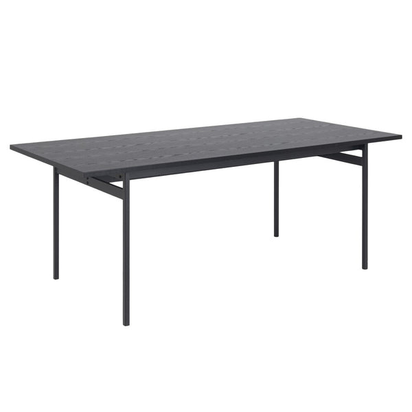 Jedálenský stôl Andenne 200x74x90 cm (čierna)