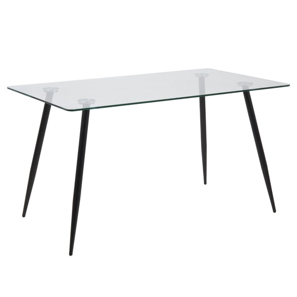 Jedálenský stôl Ballina 140x75x80 cm (číra