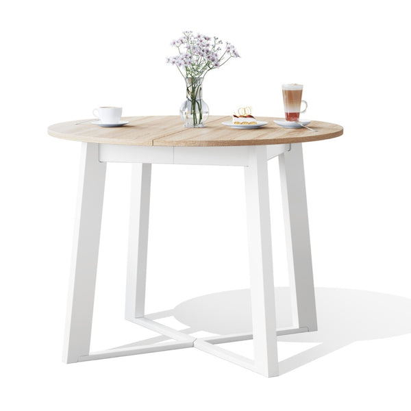 Jedálenský stôl Fiore rozkladací 100-145x76x100 cm (dub