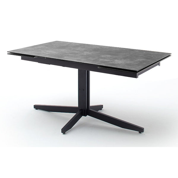 Jedálenský stôl Harrison rozkladací 160-240x76x90 cm (čierna)