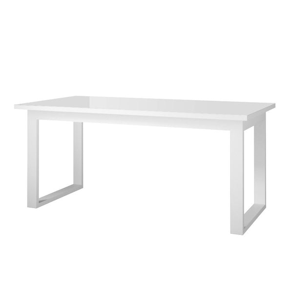 Jedálenský stôl Heprion rozkladací 170-220x76x90 cm (biela)