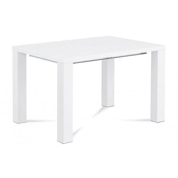 Jedálenský stôl Olaf rozkladací 120-160x76x90 cm (biela)
