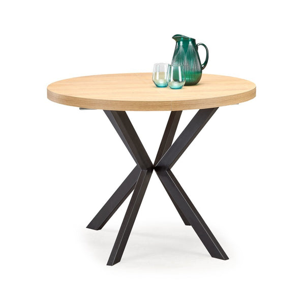 Jedálenský stôl Peleza rozkladací 100-250x75x100 cm (dub