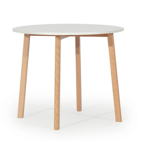 Jedálenský stôl Ronko 90x76x90 cm (biela