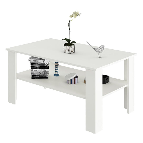 Konferenční stolek New Kwadro (bílá) - II. akosť