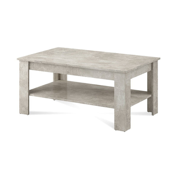 Konferenční stolek Nive - obdélník (beton jasný) - II. akosť