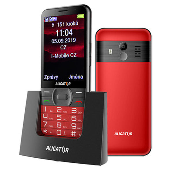 Tlačidlový telefón pre seniorov Aligator A900