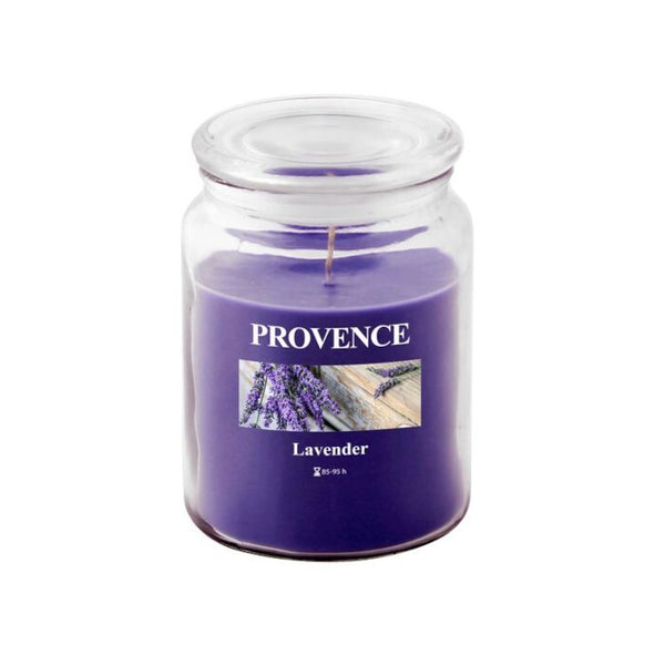 Vonná sviečka v skle Provence Levanduľa