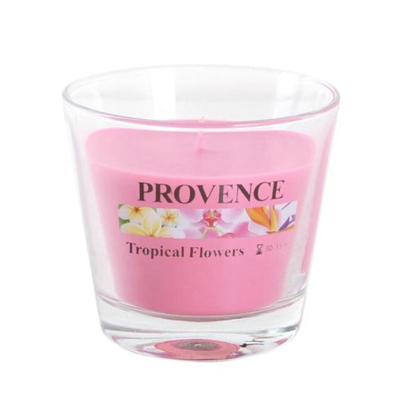 Vonná sviečka v skle Provence Tropické kvety