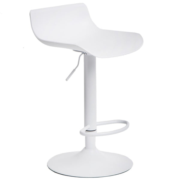 Barová stolička Simea biela