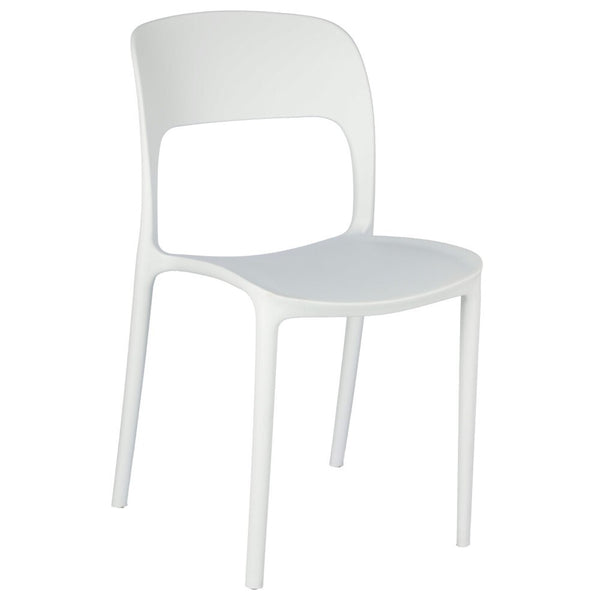 Jedálenská stolička Frankie biela