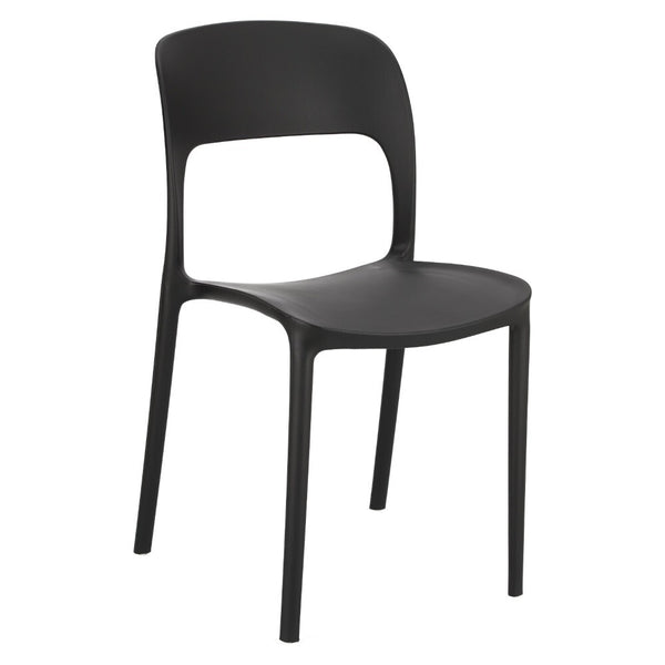 Jedálenská stolička Frankie čierna